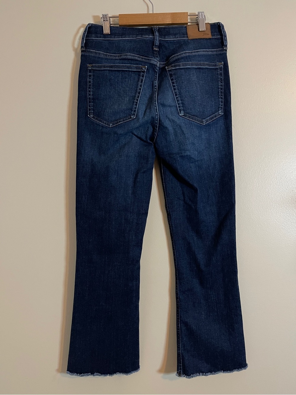 J. Crew Jeans Womens 27 Blue 9” Billie Demi Boot Crop Preppy Classic Chic Denim - Picture 5 of 11